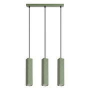 Lampada a sospensione RAYO 3L verde oliva