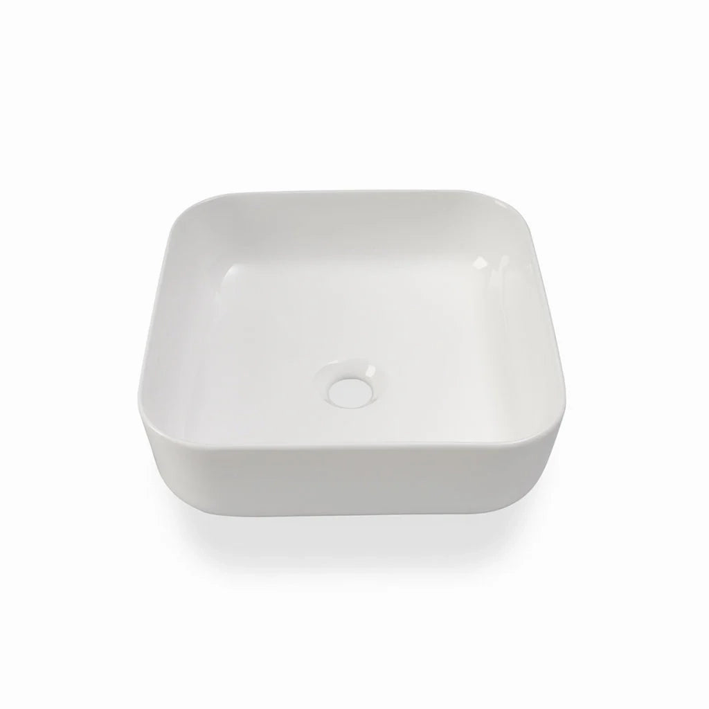 Composizione doppio lavabo 7 pezzi ASTRA  noce/bianco