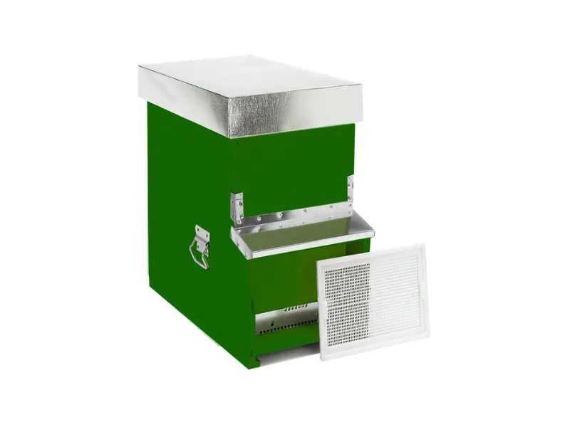 Arnia 1086B Dadant-Blatt 7 favi nomadismo fondo mobile antivarroa - Verde
