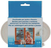 PARAFREDDO GEKO STRIP PROFILO E - GOMMA EPDM ESPANSA BIANCO MT 6- 10 pezzi