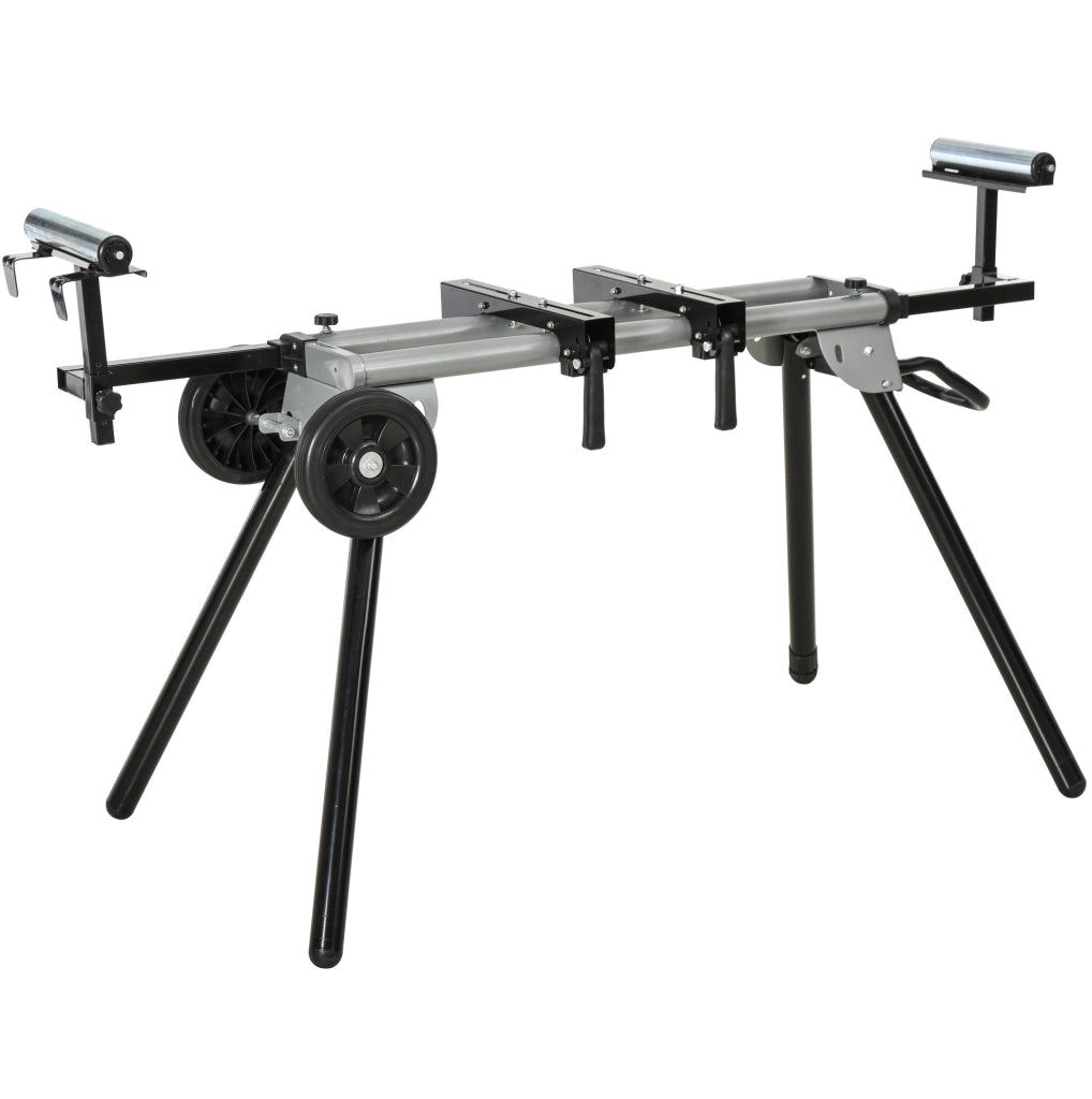 Supporto per troncatrice 123,5-245 cm nero in acciaio, pieghevole