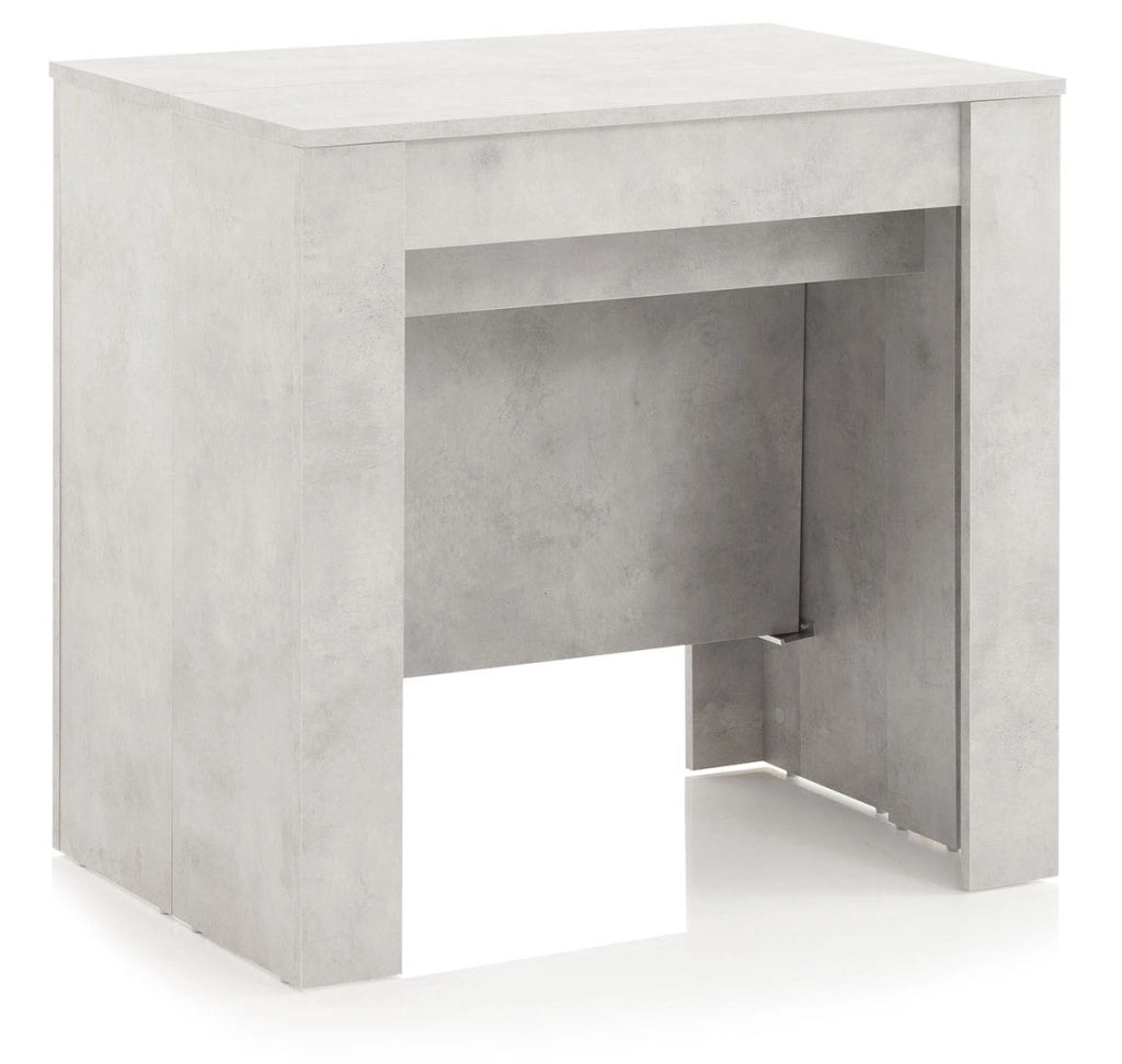 Consolle Allungabile 54/252x78,5x78 cm in Melamina Cemento