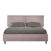 Letto matrimoniale senza rete imbottito 160x190 microfibra glicine Sleeper