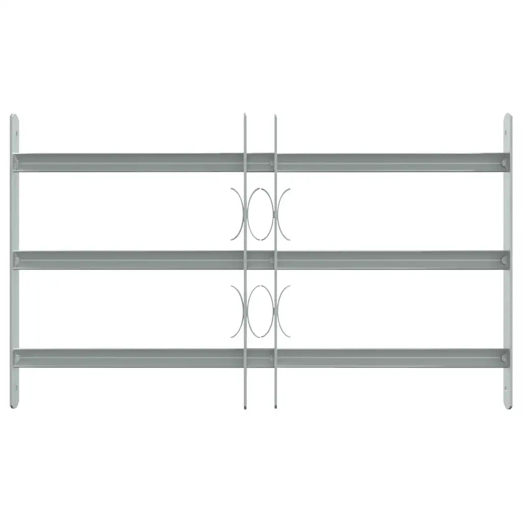 Grate per Finestre Regolabili 3 Barre Trasversali 500-650 mm 141382