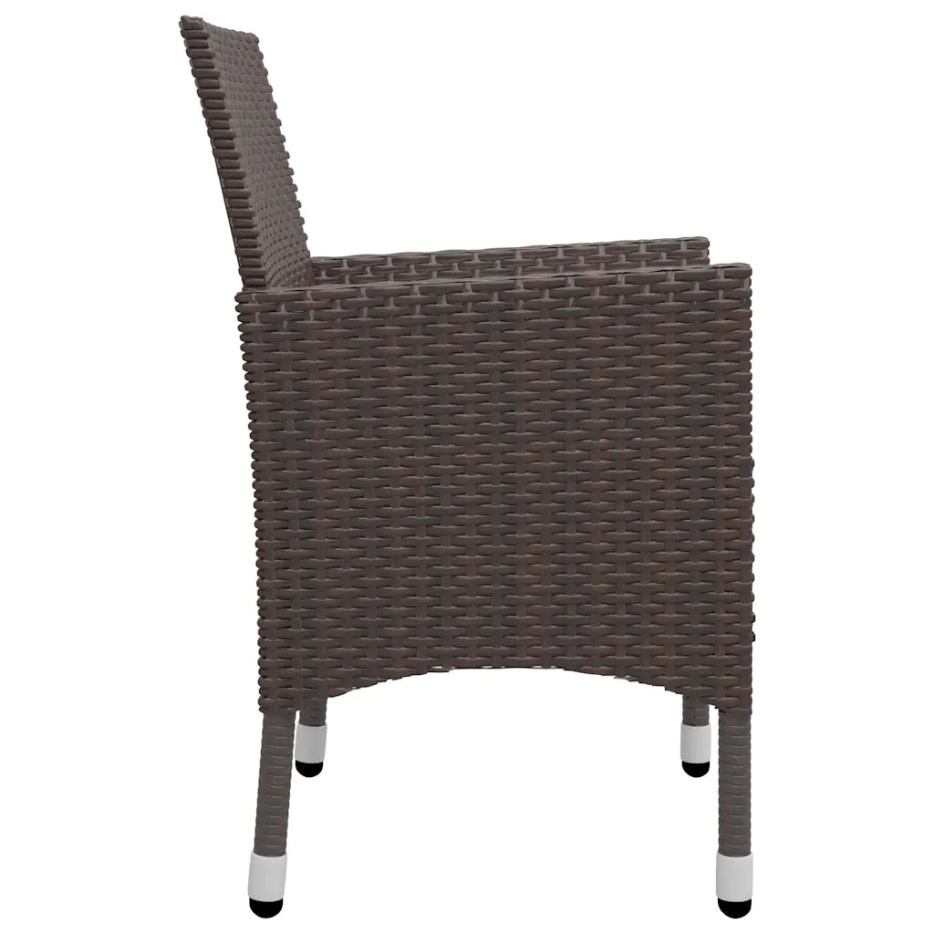 Set da Pranzo da Giardino 9 pz Marrone 3067862