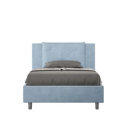 Letto 1 Piazza e Mezzo 110x190 cm Senza Rete Appia Azzurro