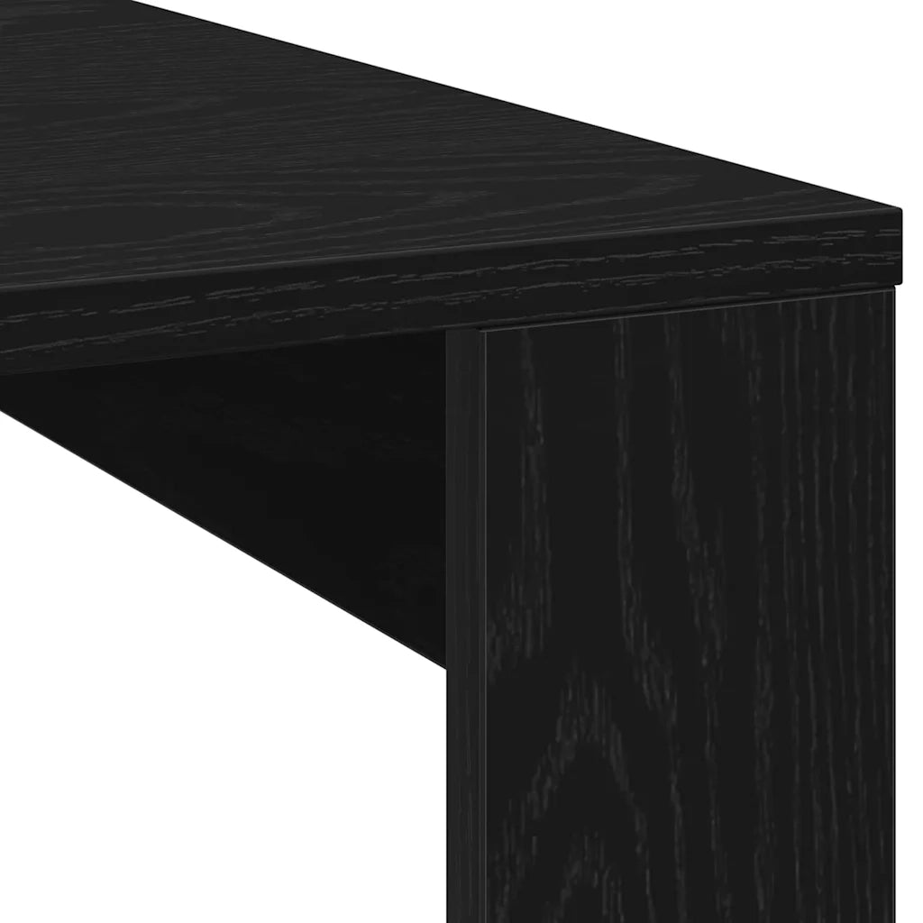 Tavolino da salotto Rovere Nero 100 x 100 x 35 cm 862073