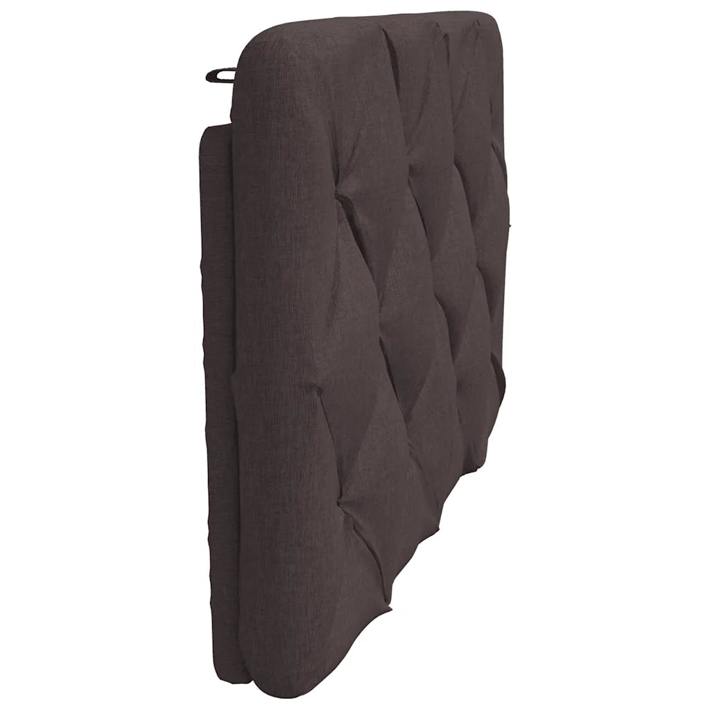 Cuscino Testiera Marrone Scuro 90 cm in Tessuto 4019201