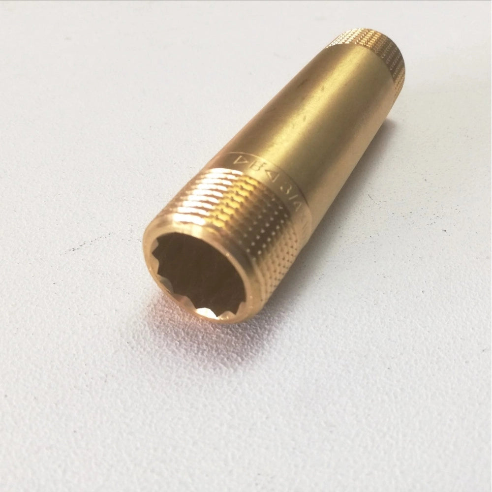 Tronchetto vite da 1/2 x 100mm di prolungamento in ottone