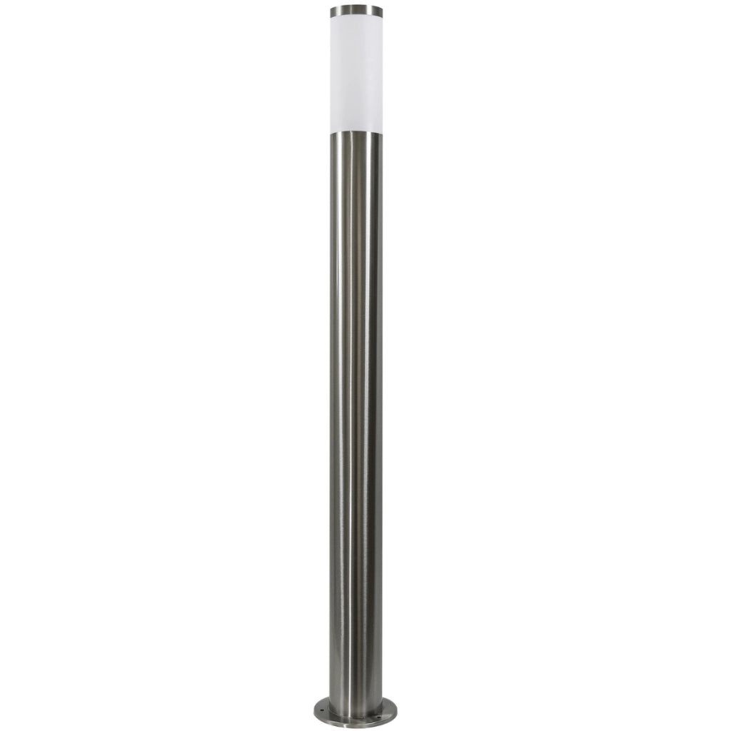 Lampione esterno LIVIA 100 cm argento satinato E27