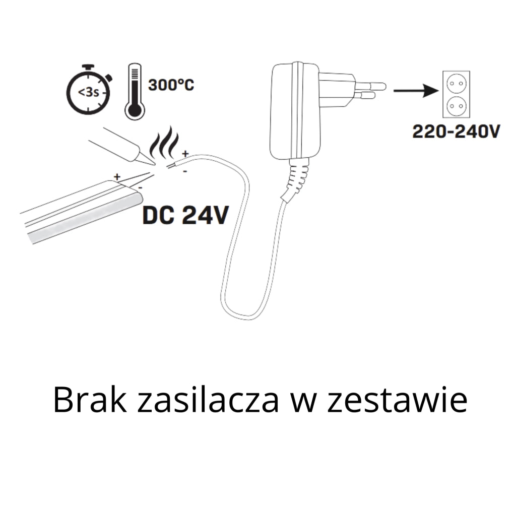 Striscia LED Neon 24V 5m rosa impermeabile IP65 Polux