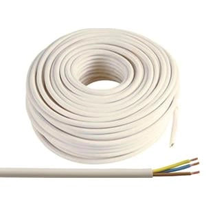 Cavo H05Vv-F 3G1,5 White 10 Metri - Electraline