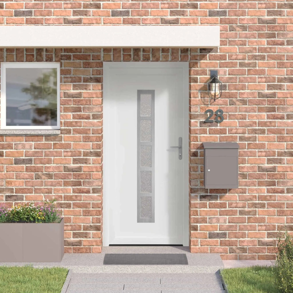Porta Frontale Bianco 108 x 208 cm PVC 3445718