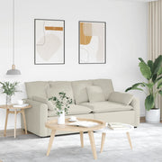 Divano Modulare con Cuscini Crema 3321136