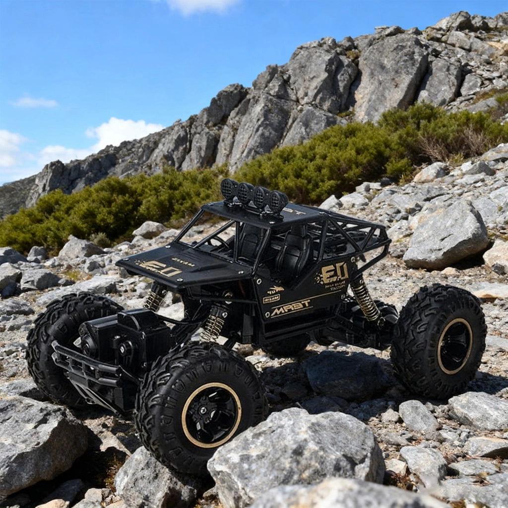 Auto radiocomandata 4x4 da arrampicata in lega