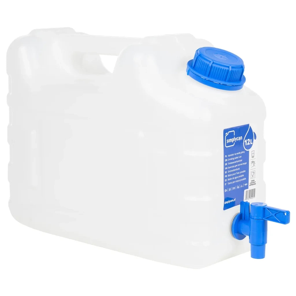 Contenitore Acqua con Rubinetto Trasparente 10 L in Plastica 155040