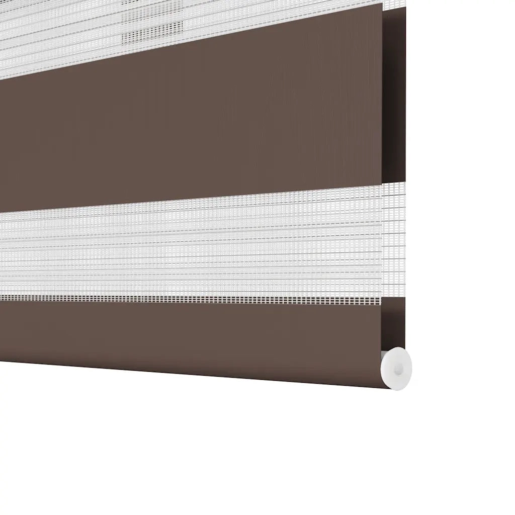 Tenda a rullo zebrata 80,9x175cm Larghezza tessuto 76,7cm caffè 240205