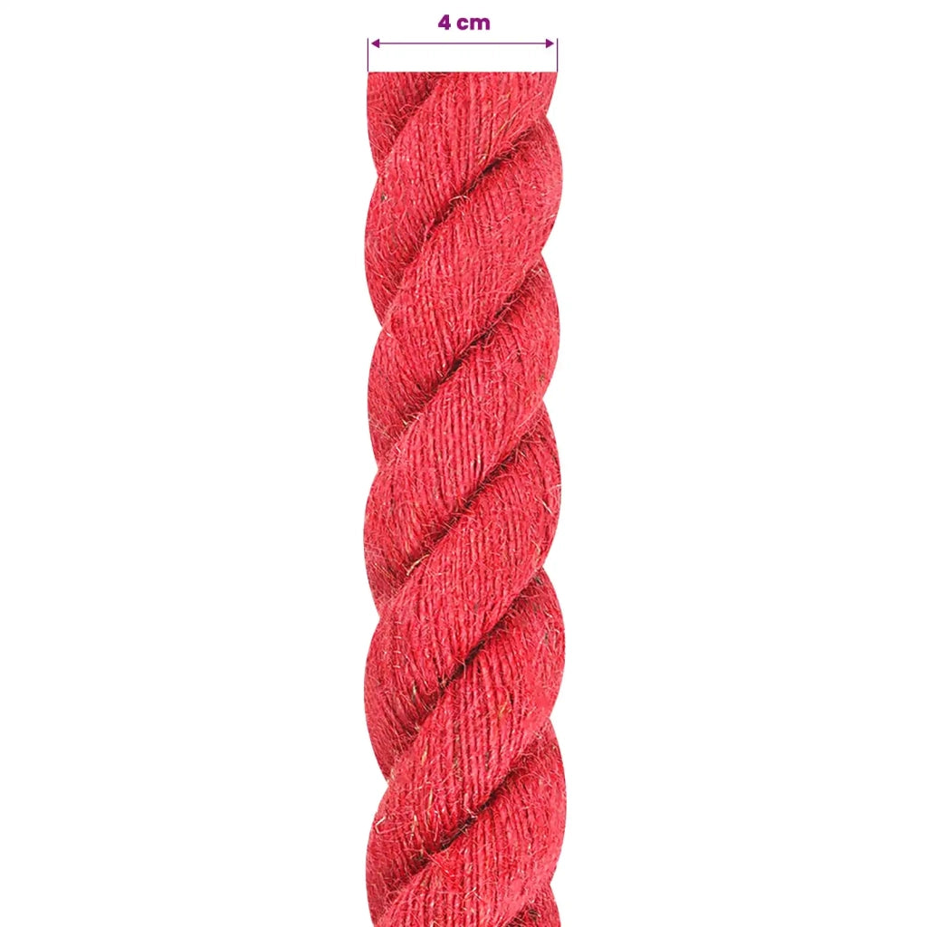 Corda di Juta 40 mm Rosso 100% juta Tossa 42011739