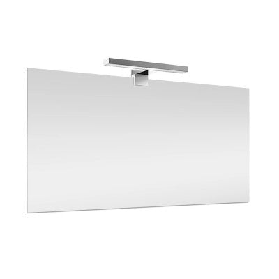 Specchio bagno 70x105 cm reversibile con luce LED naturale