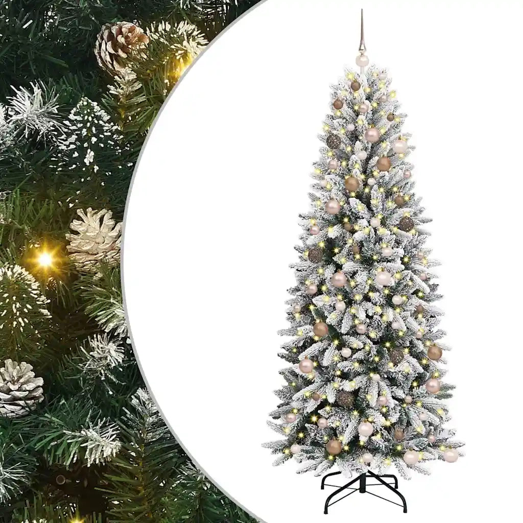 Albero di Natale artificiale Bianco 210 cm 3396055