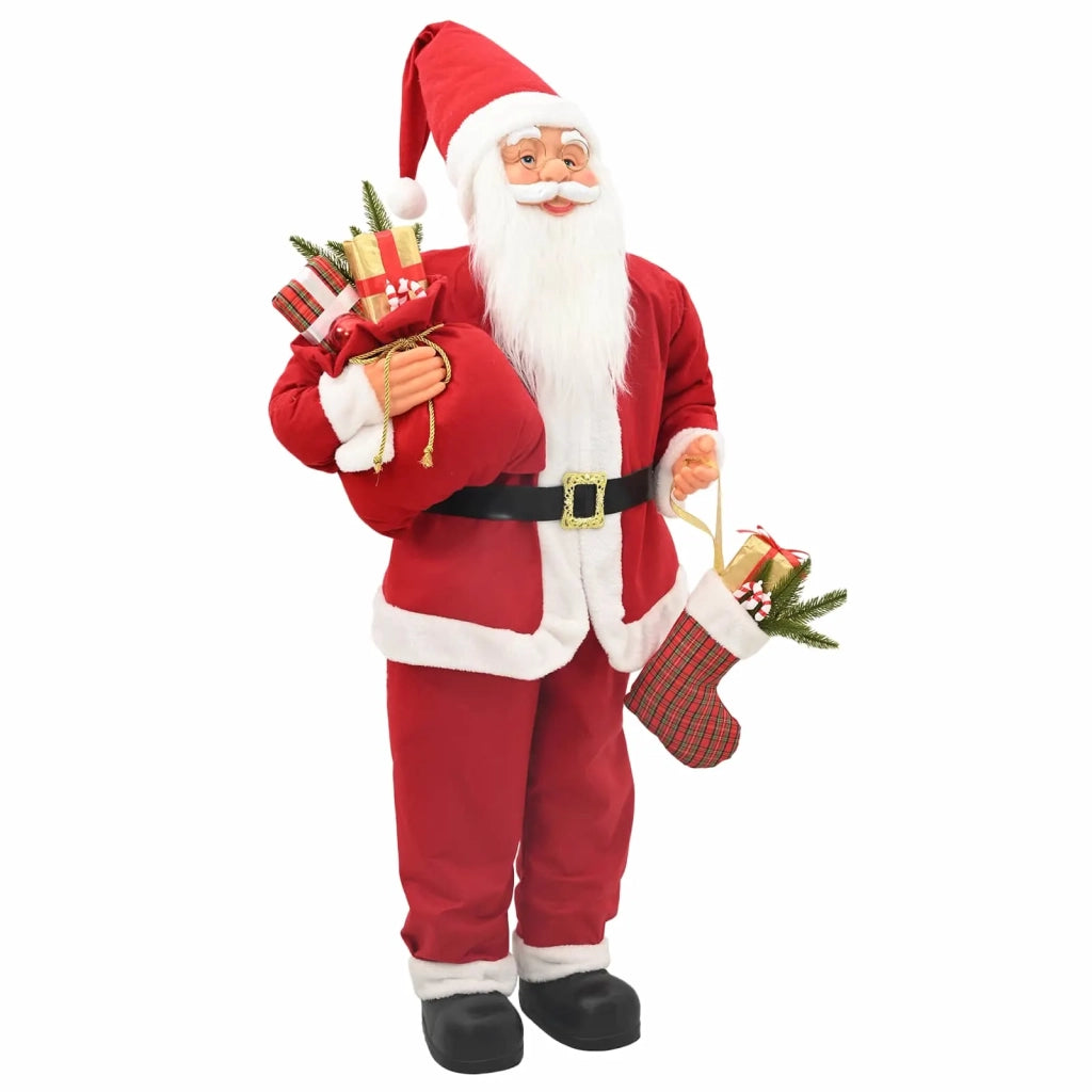 Statuetta di Babbo Natale Rosso 110 cm Poliestere 42050763