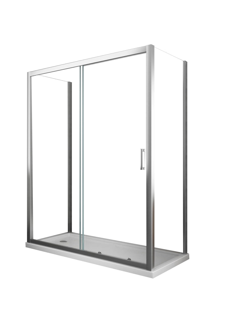 BOX CABINA DOCCIA 3 LATI 2 FISSI E UNO SCORREVOLE 65-67,5x95-100x65-67,5