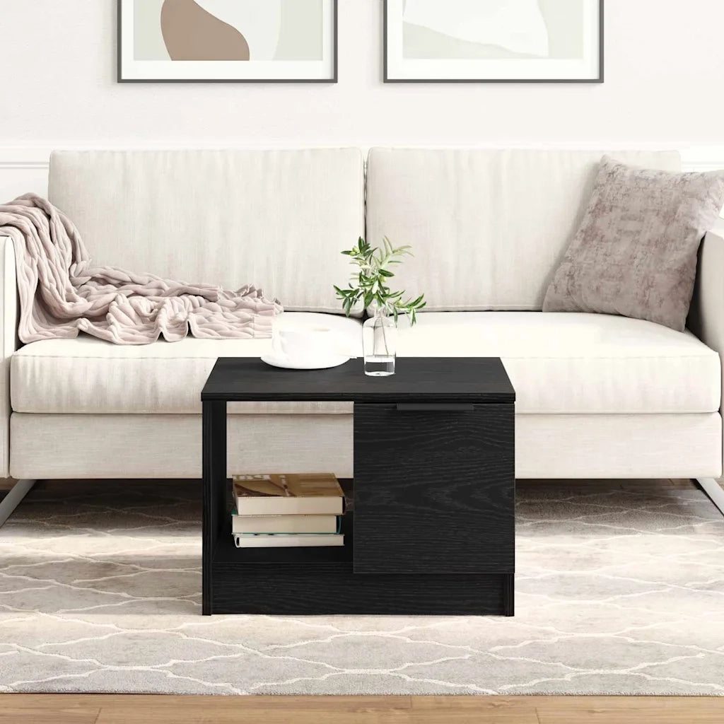 Tavolino da salotto Rovere Nero 50 x 50 x 36 cm 862743