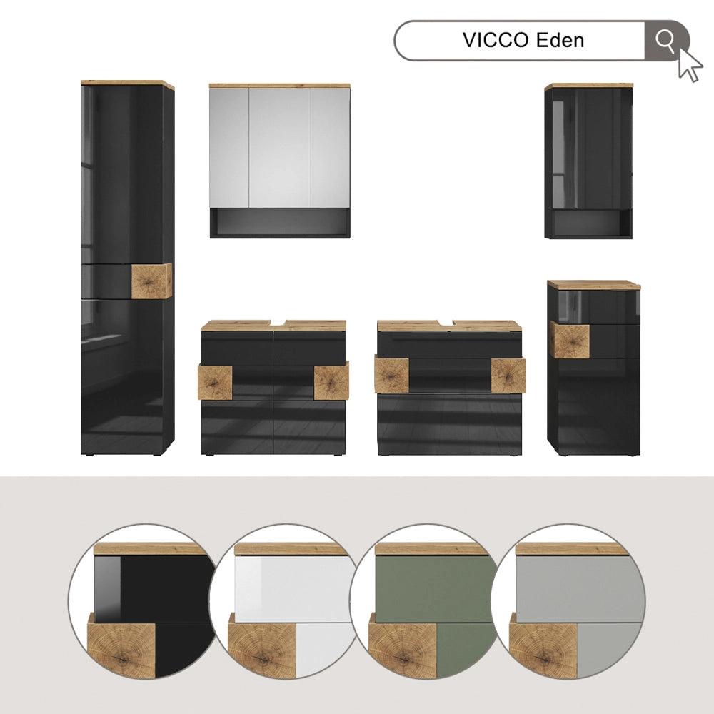 Vicco Mobile sottolavabo per bagno Antracite 73.1 x 64 cm