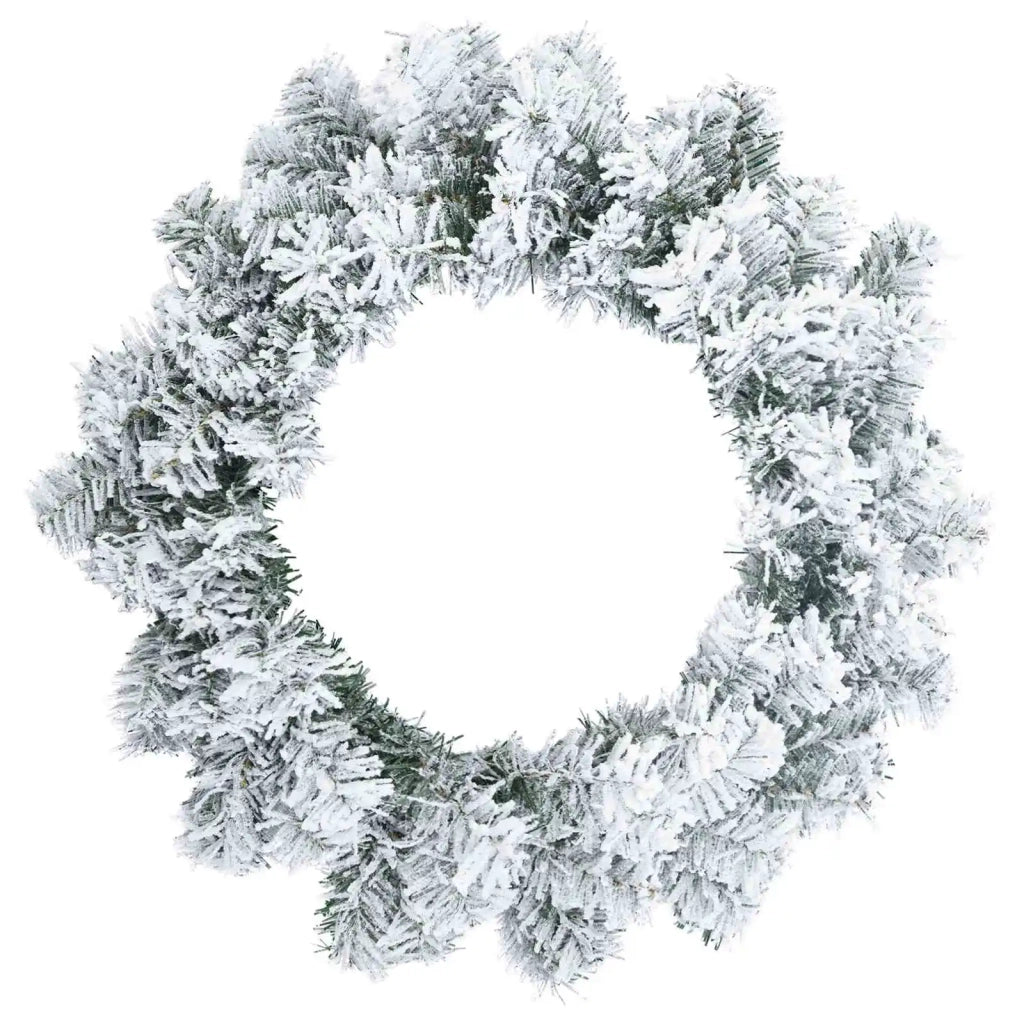 Set mini alberi di Natale 60 cm PVC Verde e Bianco 3468430