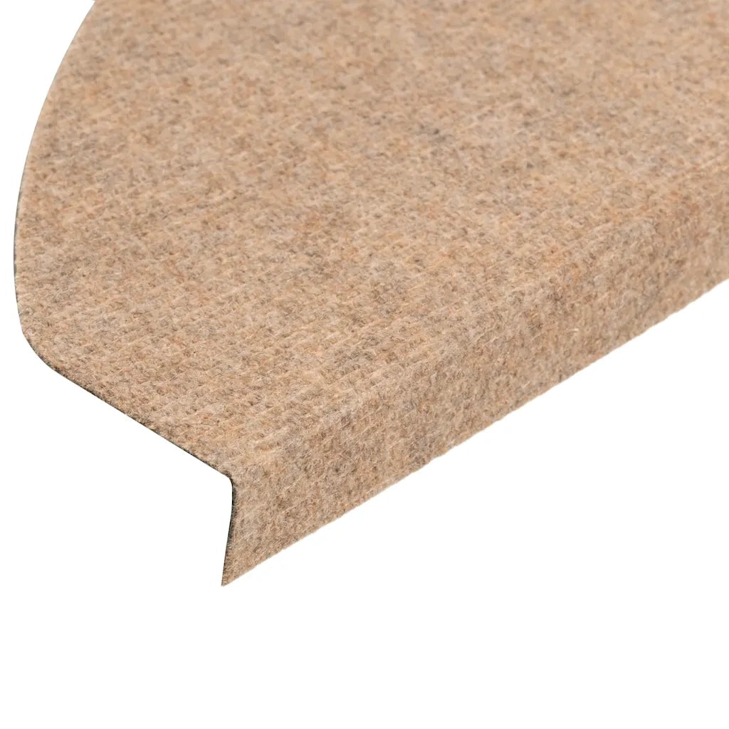 Tappetini Autoadesivi per Scale 10 pz | Gradini per Scale Beige 65x22,5x3,5 cm