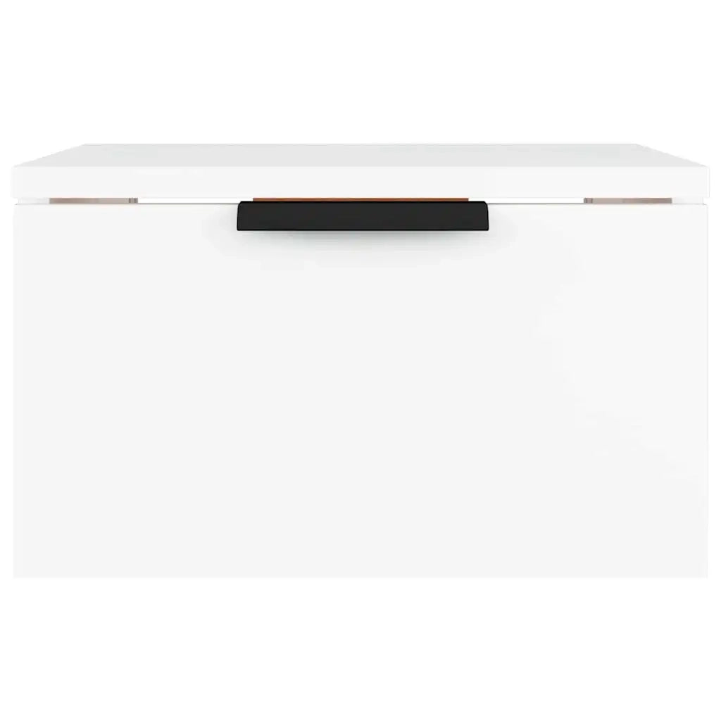Comodini a Muro 2 pz Bianchi 34x30x20 cm 811377