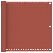 Paravento da Balcone Terracotta 90x500 cm in HDPE 310950