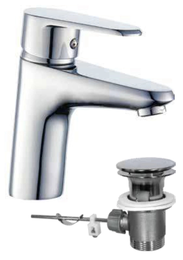 Rubinetto miscelatore per bagno lavabo