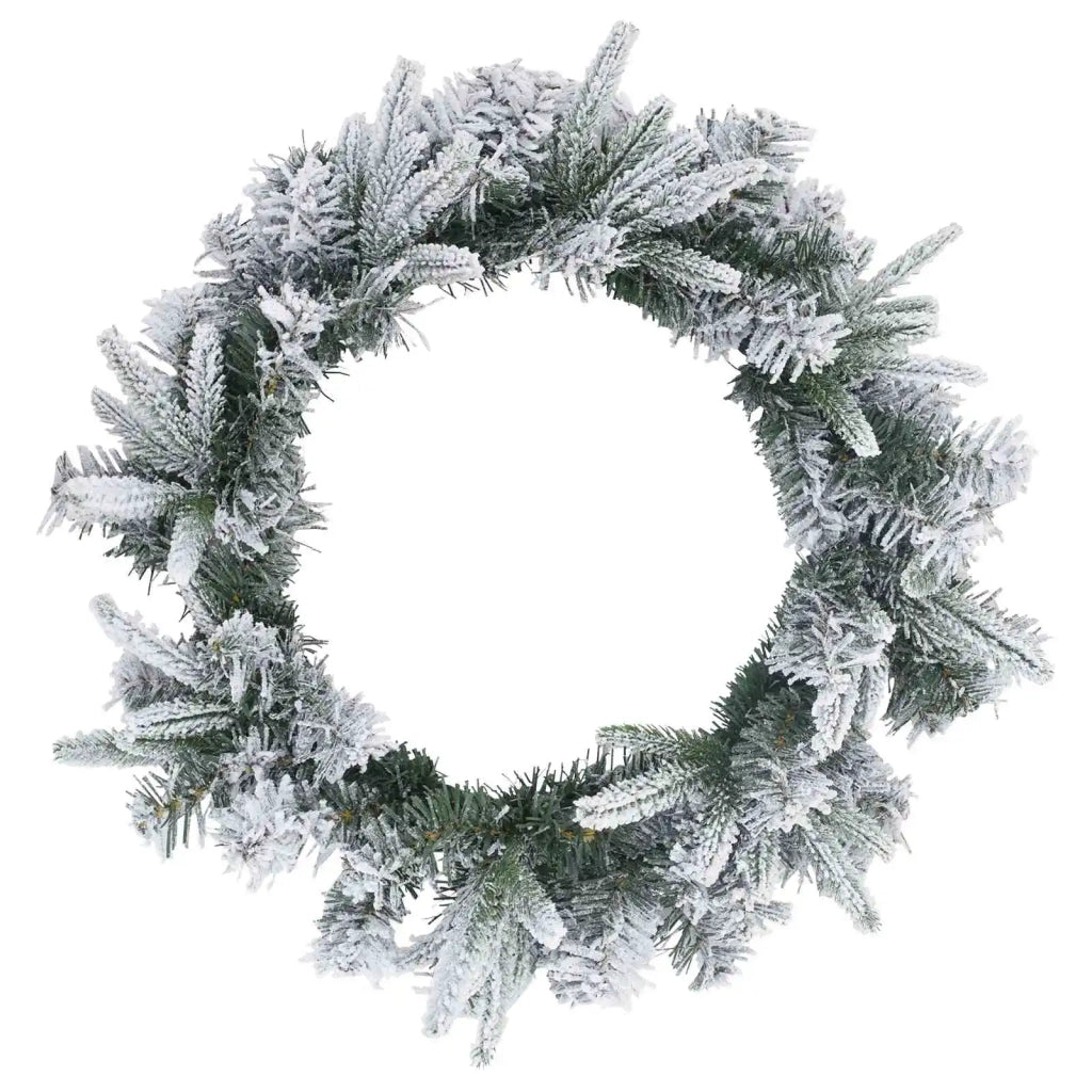Albero di Natale Mini 90 cm PVC e PE Verde e Bianco 3468442
