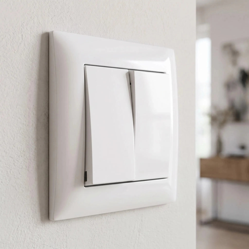 Interruttore Doppio Oste Jnh007-w White
