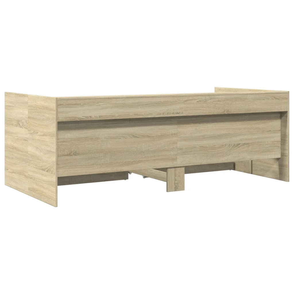 Divano Letto con Cassetti senza Materasso 90x200 cm