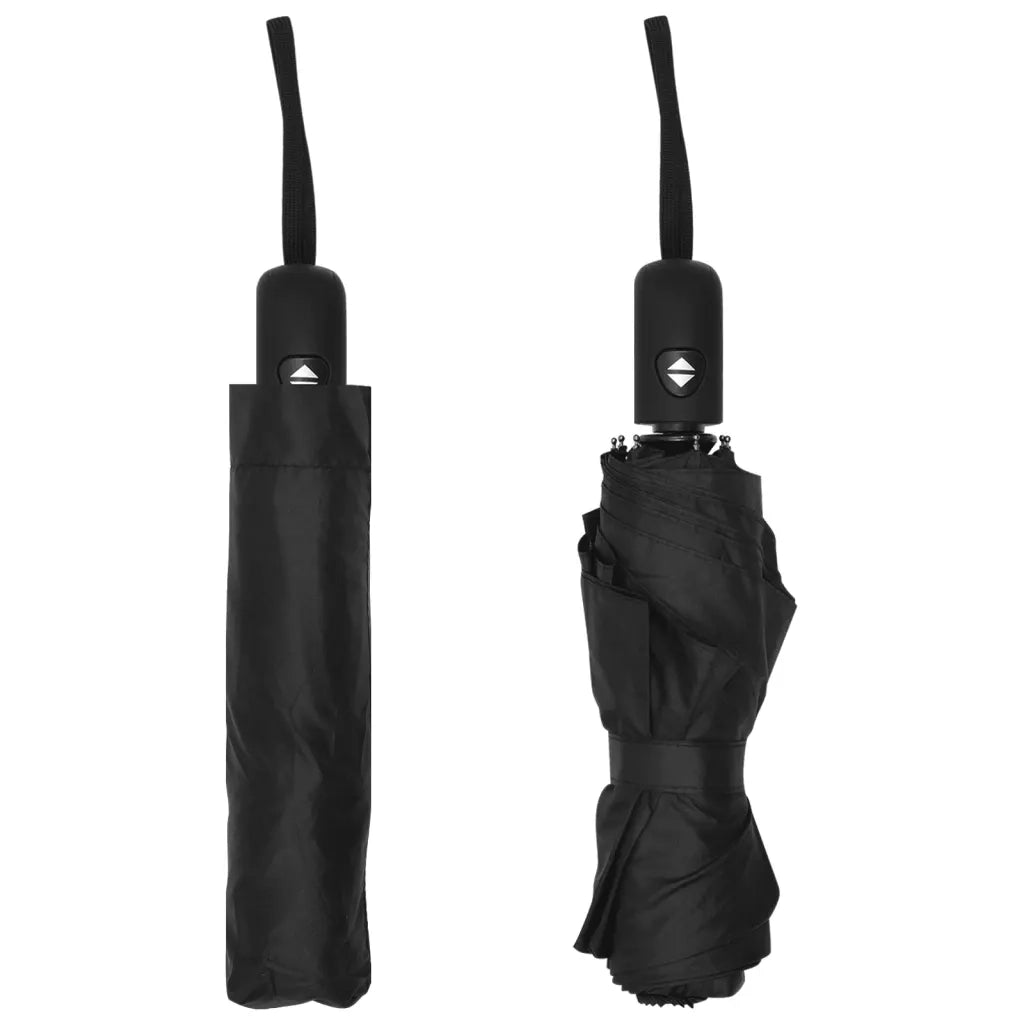 Ombrello Pieghevole Automatico Nero 95 cm 149144