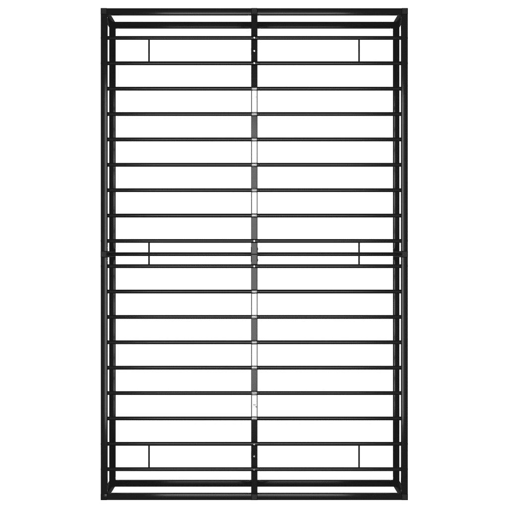 Giroletto Nero in Metallo 120x200 cm 324787