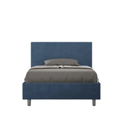 Letto Singolo 80x210 cm con Rete Adele Blu