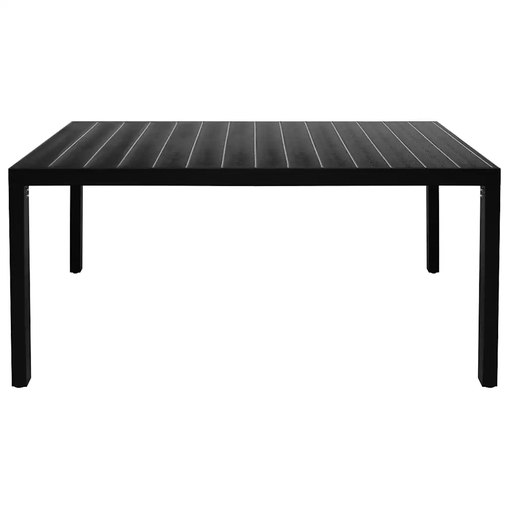 Set da Pranzo da Giardino 5 pz Nero e Marrone 3060084