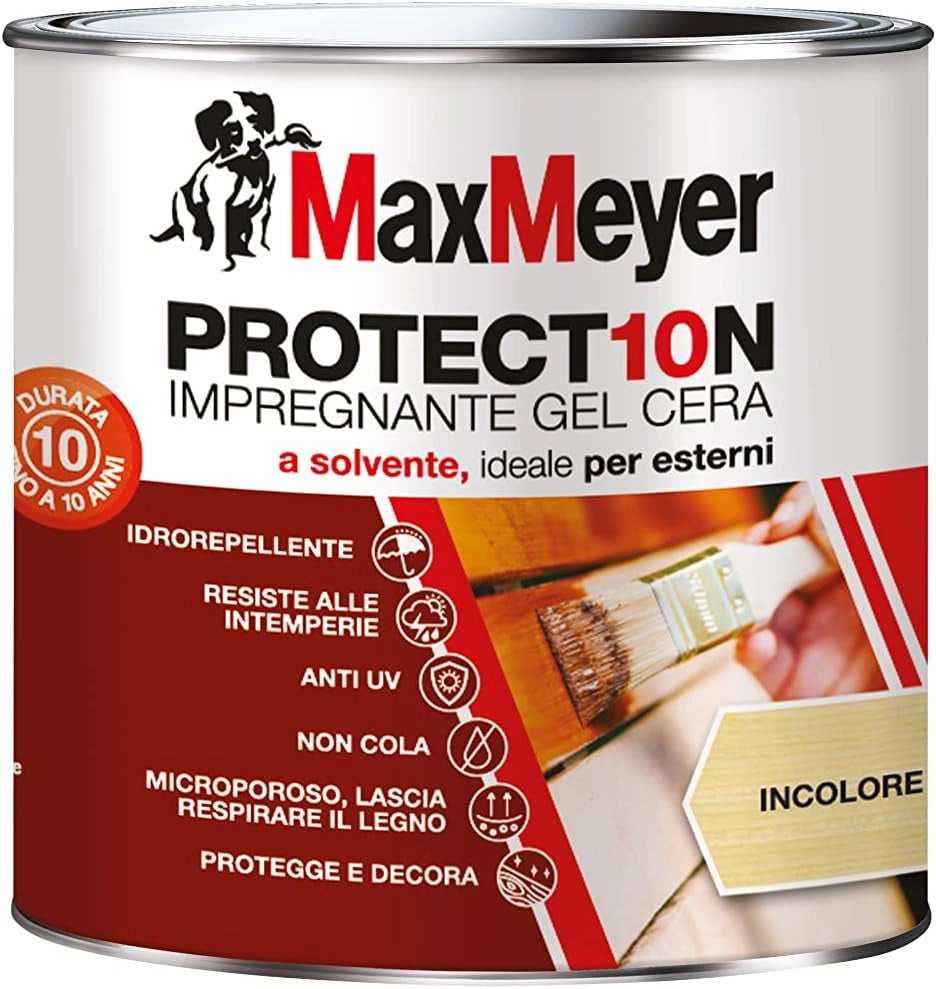 Impregnante Protettivo Legno All'acqua, Incolore, 0.75L