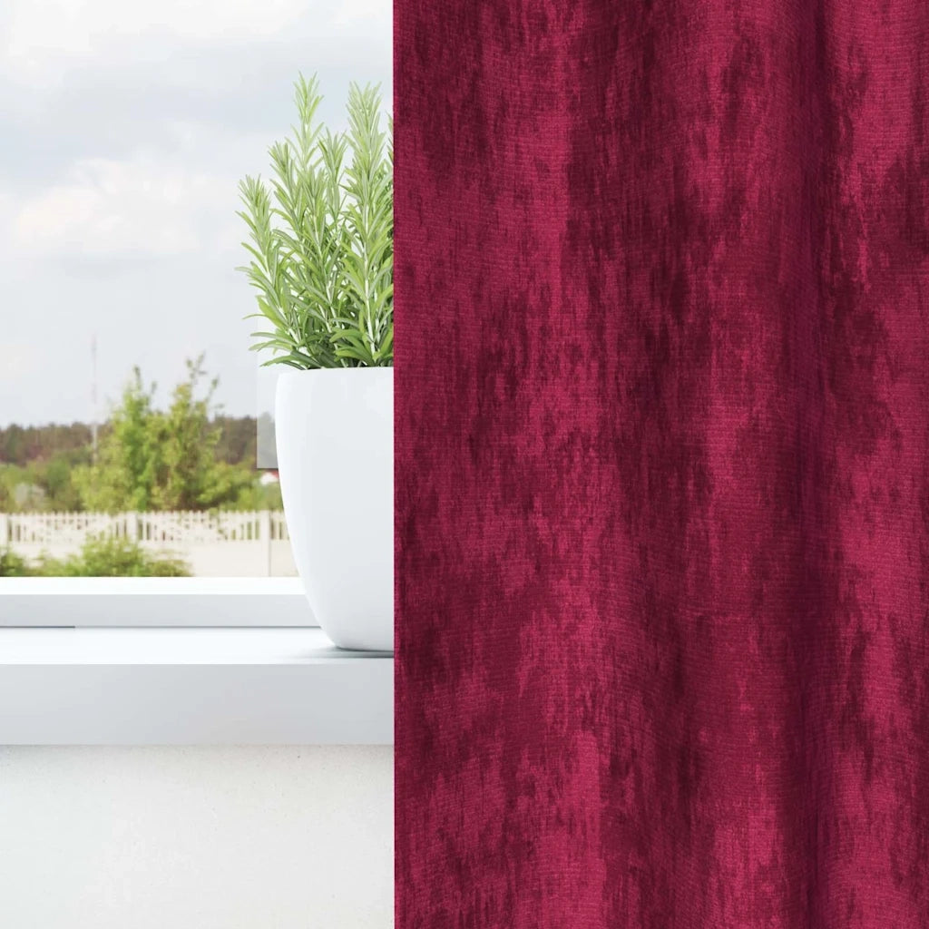 Tende in Velluto 2 pcs Rosso vino 175 x 140 cm Velluto 4107714