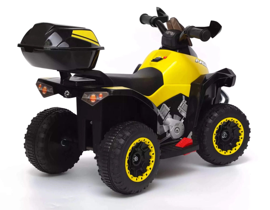 Mini Quad Elettrico per Bambini 6V Kidfun Invictus Giallo