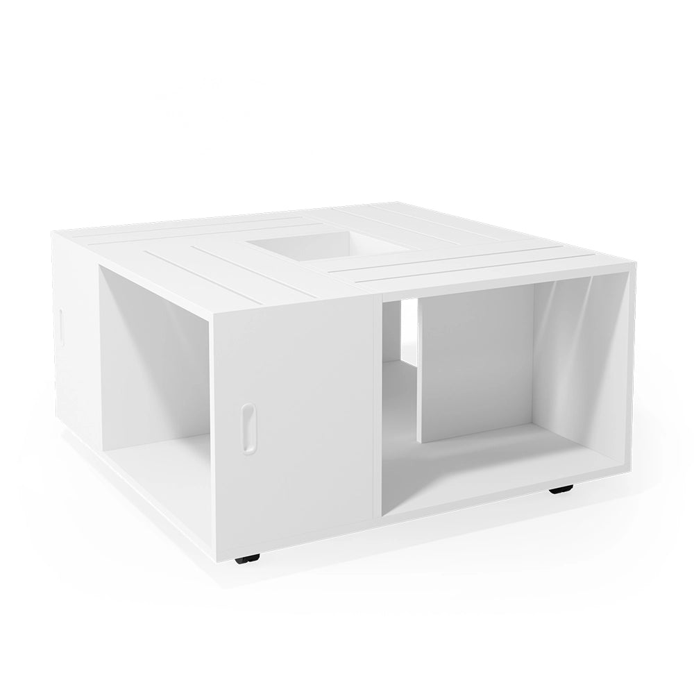 Vicco Tavolino da salotto Bianco 80 x 80 cm