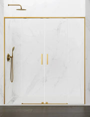 Porta doccia scorrevole 2+2 ABANTE (TWENTY) 170 cm Profilo Oro