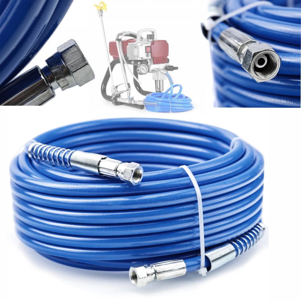 Tubo Alta Pressione per Verniciatura 8m Blu – Rivestimento in TPU, Pressione Max 228 Bar