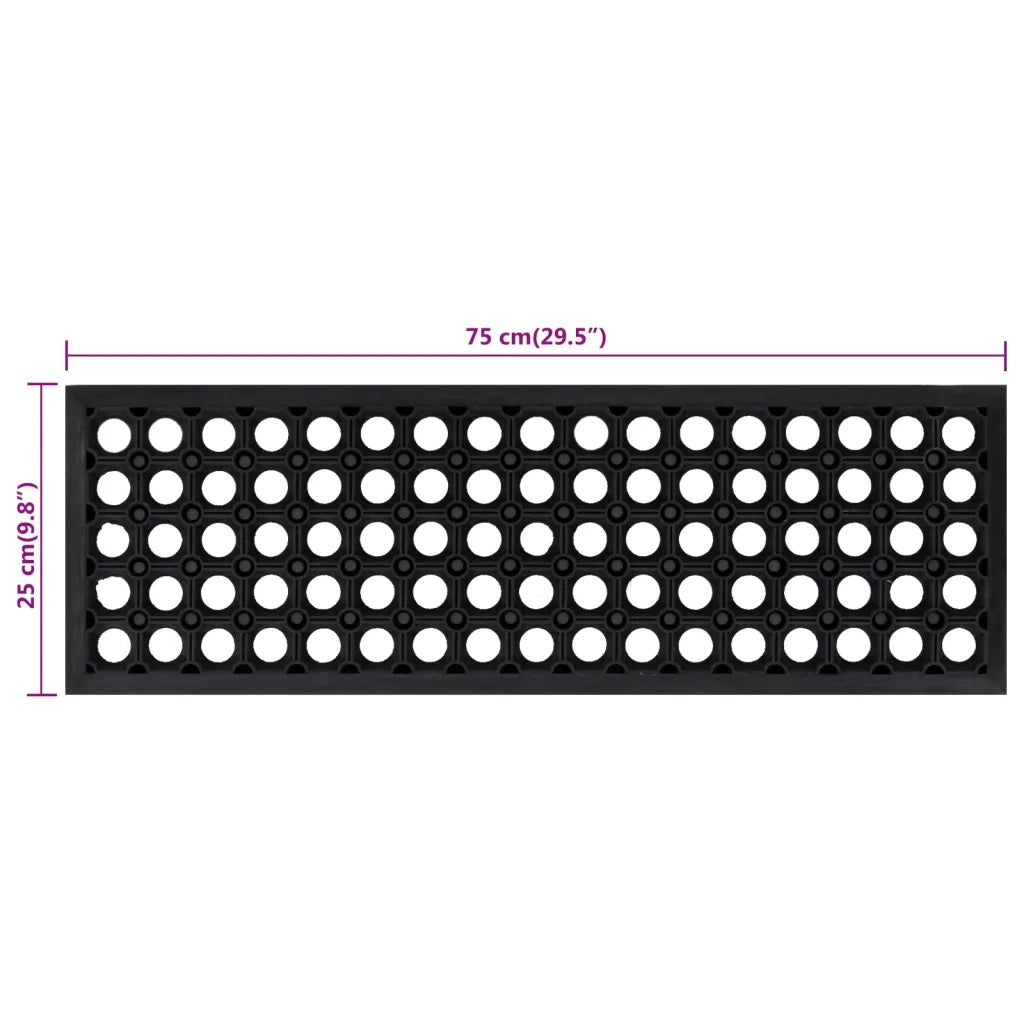 Tappetino per Scale 5 pz | Gradini per Scale 25x75 cm in Gomma