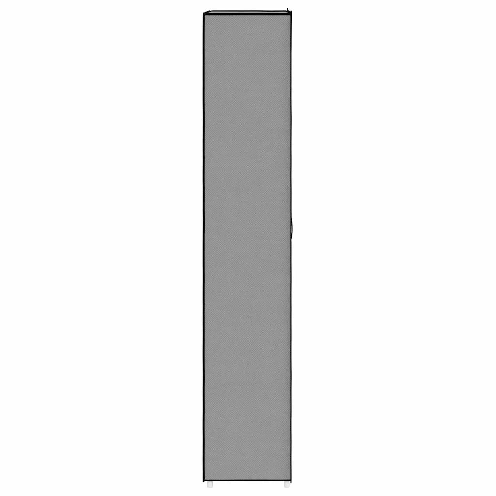 Scarpiera Grigia 60x30x166 cm Tessuto 337259