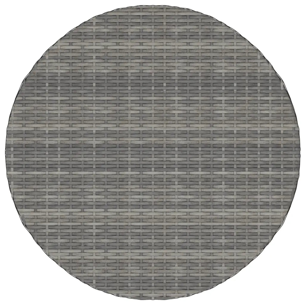Set Divani da Giardino 7 pz con Cuscini in Polyrattan Grigio 3064891