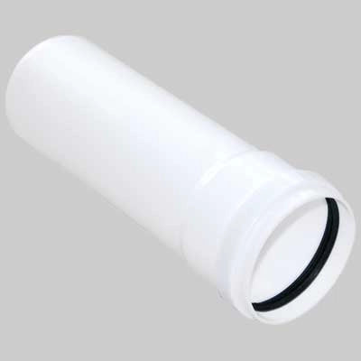 TUBO MONO PARETE IN PPS MF - cm 25 DM 80 - 1 pezzi - MADE IN ITALY